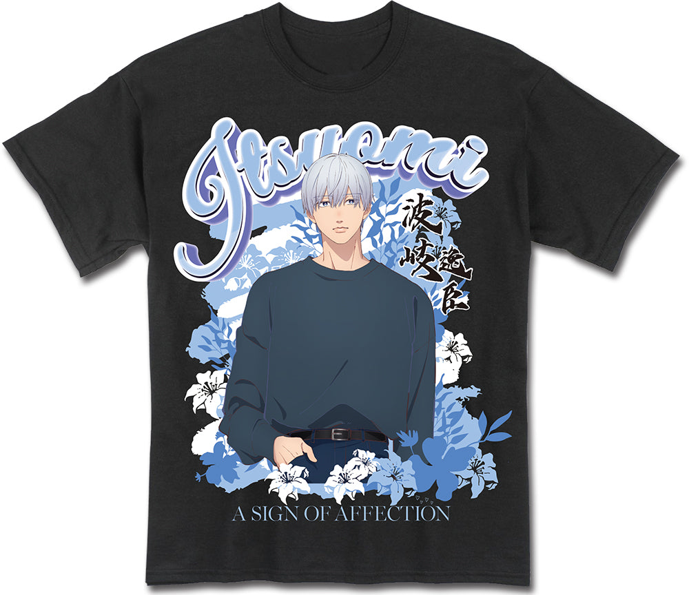 A SIGN OF AFFECTION - ITSUOMI #1 BLACK MEN'S T-SHIRT