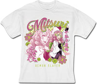 Thumbnail for DEMON SLAYER TV3 - MITSURI KANROJI WHITE BOYFRIEND T-SHIRT