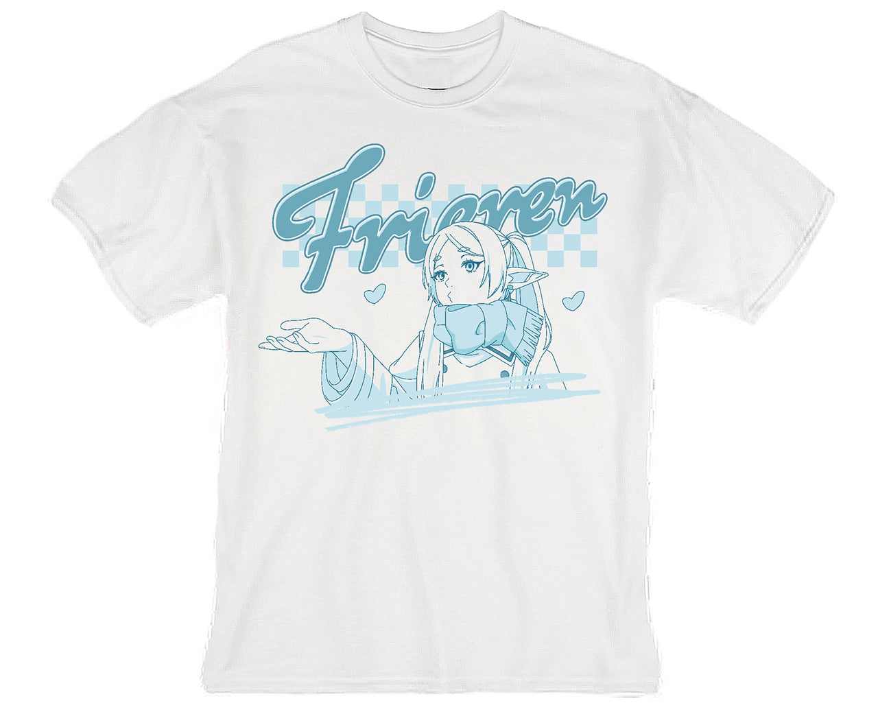 FRIEREN BEYOND JOURNEY'S END - FRIEREN THROW KISS WHITE MEN'S T-SHIRT
