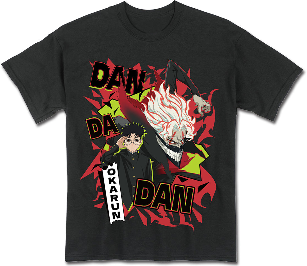 DAN DA DAN - OKARUN & OKARUN BLACK MEN'S T-SHIRT