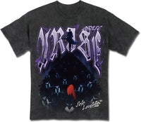 Thumbnail for SOLO LEVELING- SUNG JINWOO ART BLACK MINERAL WASH MEN'S T-SHIRT