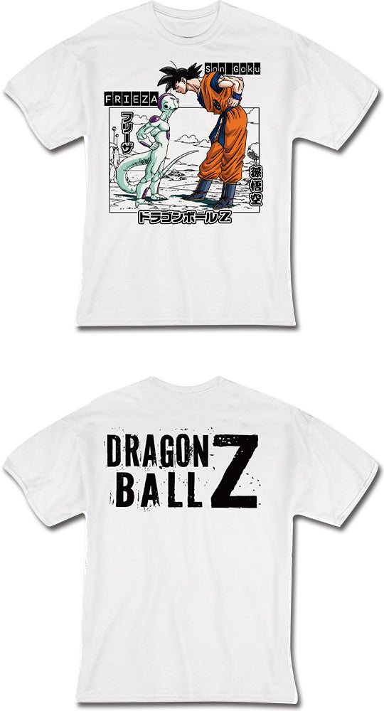 DBZ - GOKU & FRIEZA WHITE MEN'S T-SHIRT