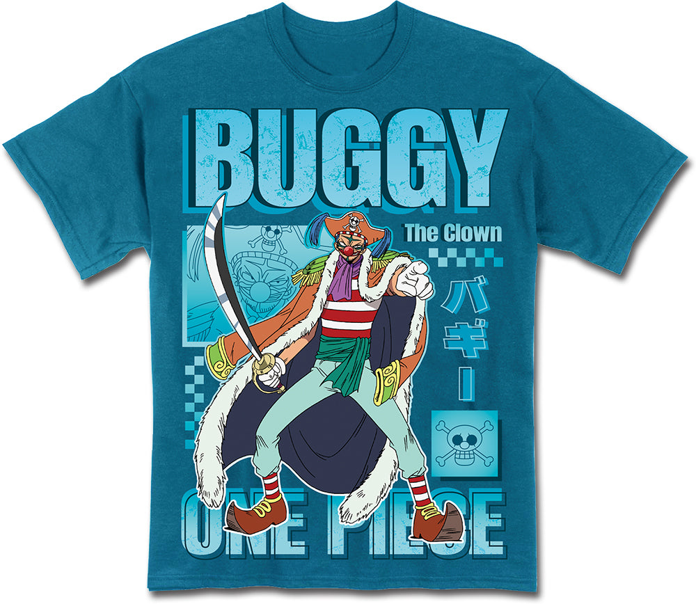 ONE PIECE - BUGGY STYLE ANTIQUE SAPPHIRE MEN'S T-SHIRT