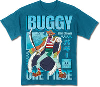 Thumbnail for ONE PIECE - BUGGY STYLE ANTIQUE SAPPHIRE MEN'S T-SHIRT