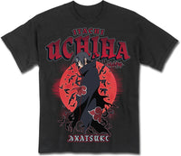Thumbnail for NARUTO SHIPPUDEN - ITACHI AKATSUKI STYLE BLACK MEN'S T-SHIRT