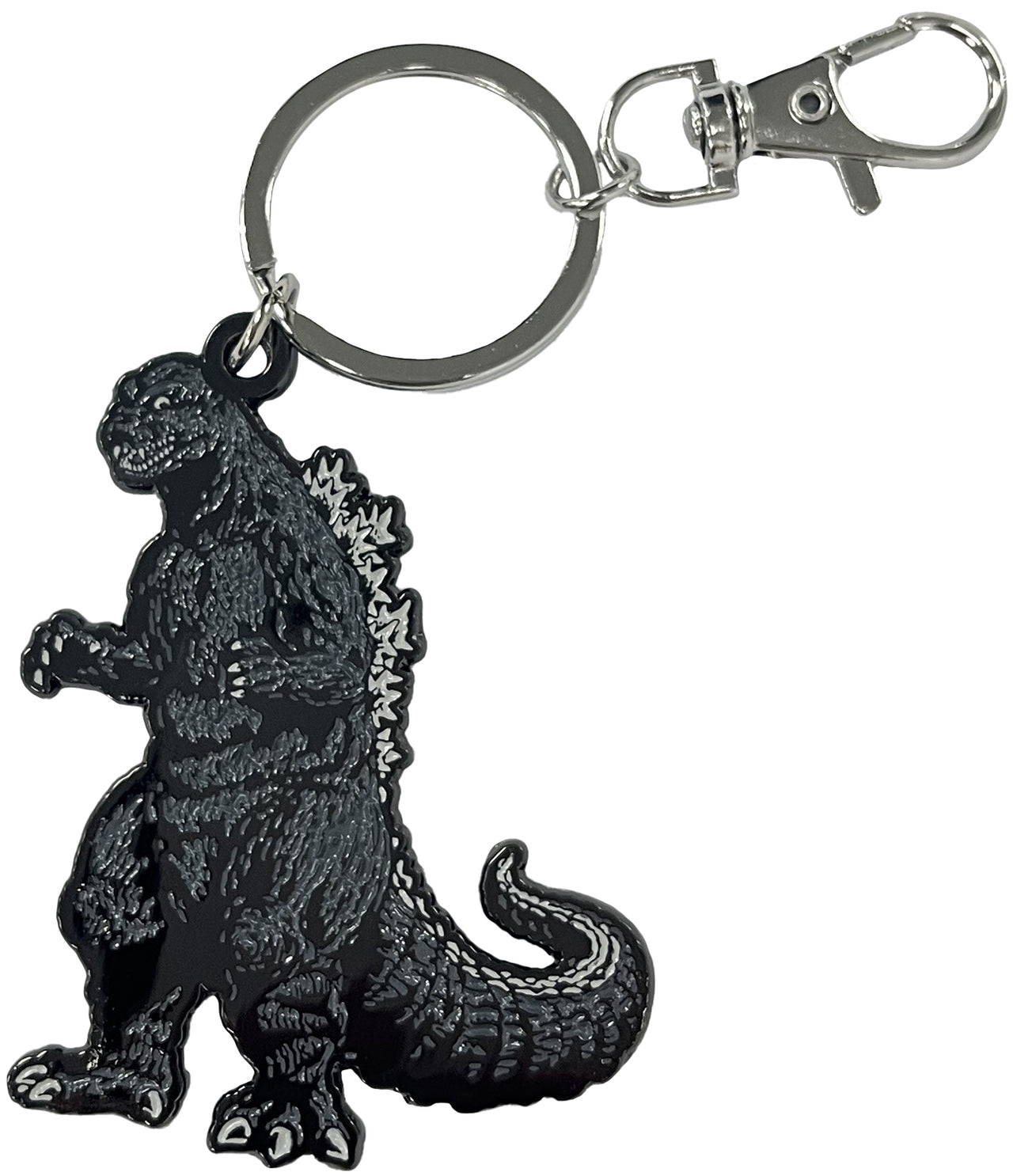 GODZILLA ORIGINAL SERIES - GODZILLA STAND ENAMEL METAL KEYCHAIN