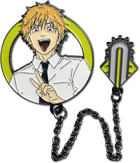 Thumbnail for CHAINSAW MAN - PINSART DENJI PIN WITH CHAIN