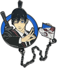 Thumbnail for CHAINSAW MAN - PINSART AKI PIN WITH CHAIN