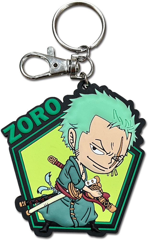 ONE PIECE - ZORO FIGHT PVC KEYCHAIN