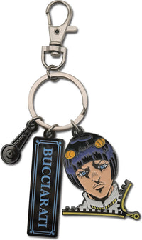 Thumbnail for JOJO S4 - BUCCIARATI ZIPPER THREE CHARM KEYCHAIN