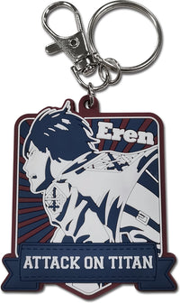 Thumbnail for ATTACK ON TITAN MANGA - EREN YAEGER PVC KEYCHAIN