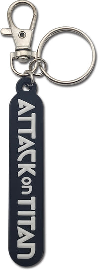 Thumbnail for ATTACK ON TITAN MANGA - LOGO PVC KEYCHAIN