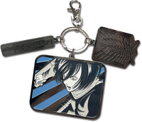 Thumbnail for ATTACK ON TITAN MANGA - MIKASA  ACKERMAN THREE CHARM KEYCHAIN