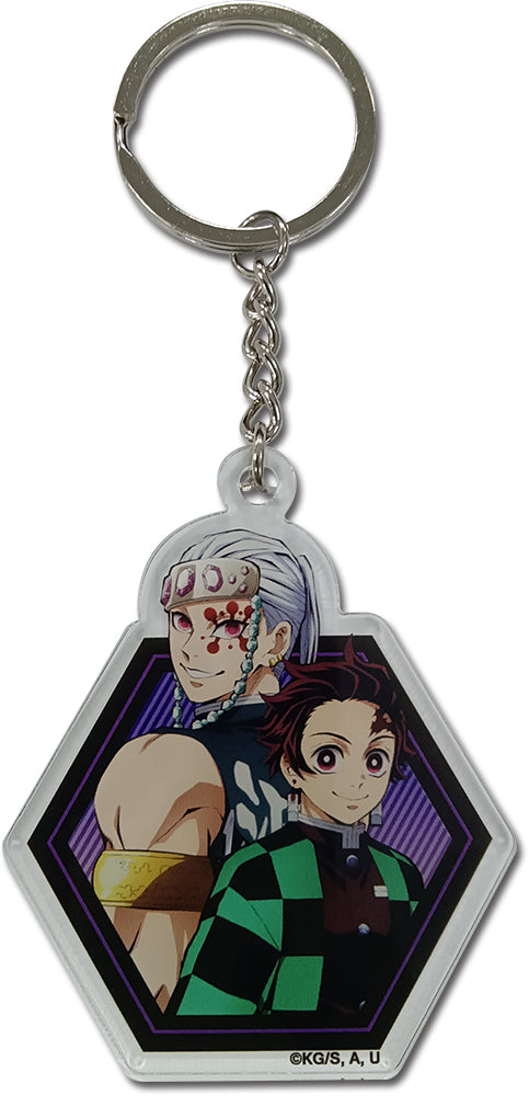 DEMON SLAYER TV2 - TENGEN & TANJIRO  ACRYLIC KEYCHAIN