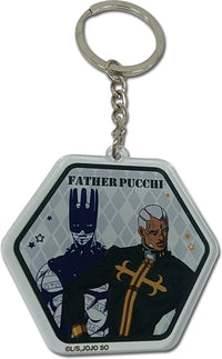 Thumbnail for JOJO'S S5 STONE OCEAN - FATHER PUCCHI KEYCHAIN