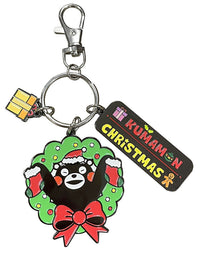 Thumbnail for KUMAMON - KUMAMON CHRISTMAS ART VERSION THREE CHARM KEYCHAIN