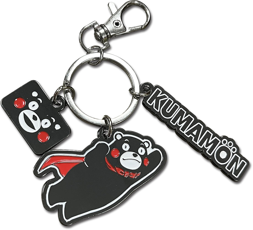 KUMAMON - KUMAMON HERO VERSION THREE CHARM KEYCHAIN
