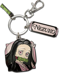 Thumbnail for DEMON SLAYER TV3 - NEZUKO KAMADO THREE CHARMS KEYCHAIN