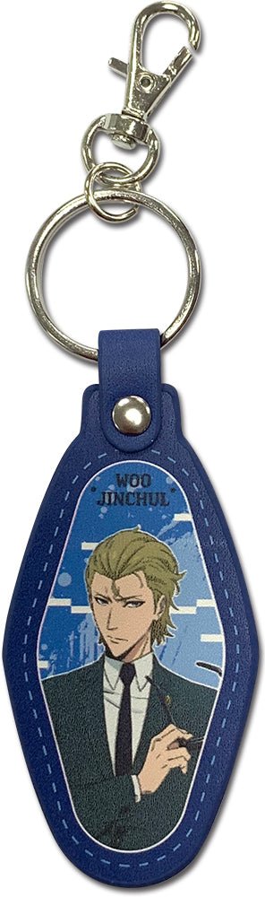 SOLO LEVELING - WOO JINCHUL PU KEYCHAIN