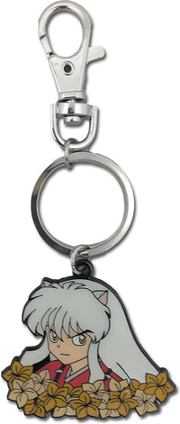 Thumbnail for INUYASHA- INUYASHA FLOWERS METAL KEYCHAIN