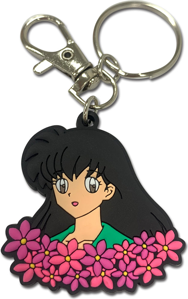 INUYASHA- KAGOME FLOWERS PVC KEYCHAIN