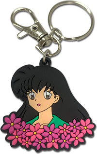 Thumbnail for INUYASHA- KAGOME FLOWERS PVC KEYCHAIN