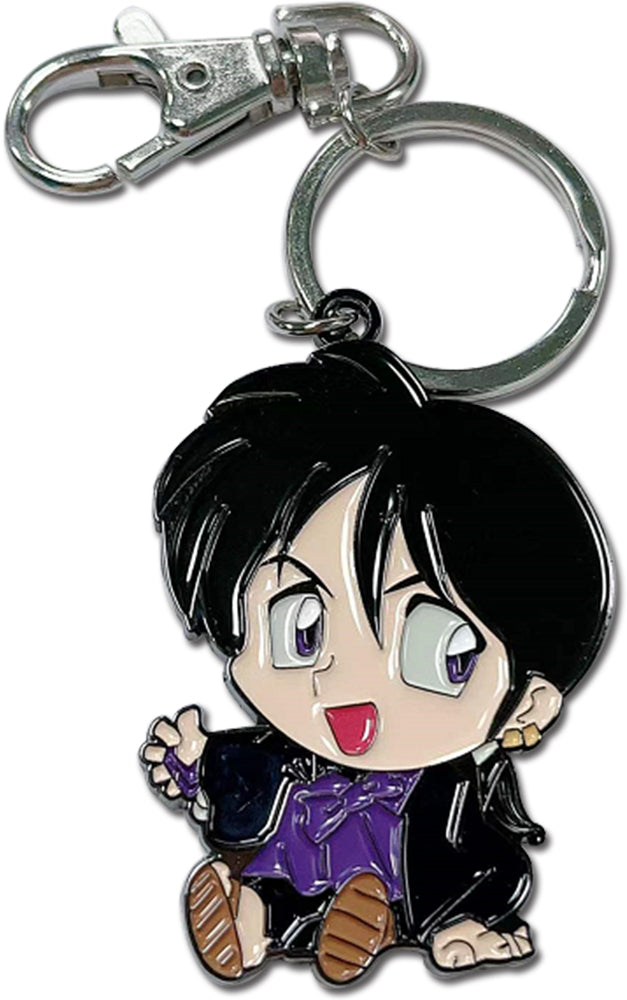INUYASHA- SD MIROKU METAL KEYCHAIN