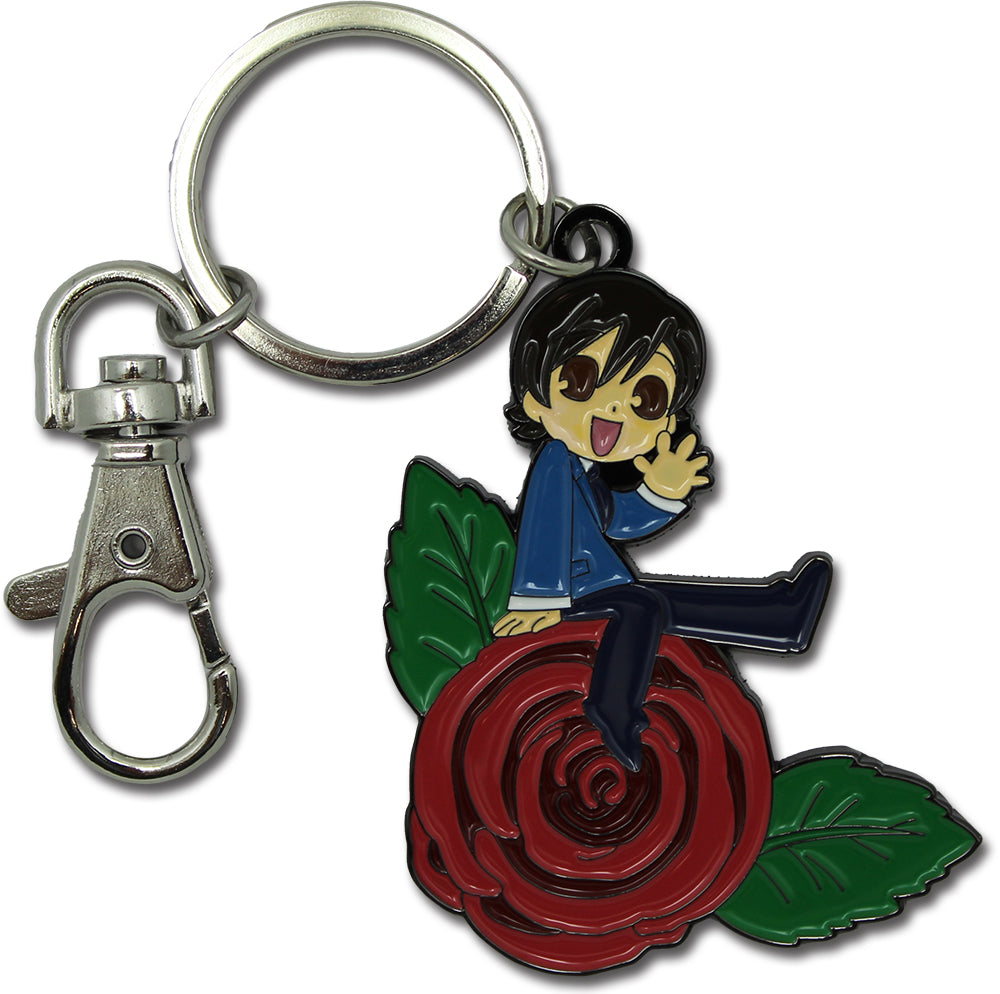 OURAN HIGH SCHOOL HOST CLUB - SD HARUHI METAL KEYCHAIN