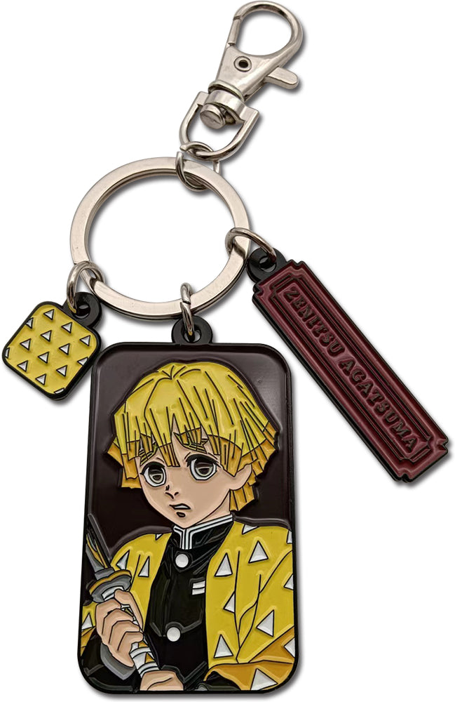 DEMON SLAYER - ZENITSU AGATSUMA THREE CHARM KEYCHAIN