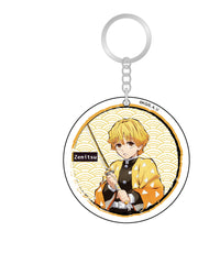 Thumbnail for DEMON SLAYER- ZENITSU ACRYLIC CIRCLE KEYCHAIN