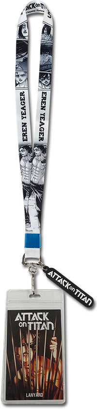Thumbnail for ATTACK ON TITAN MANGA - EREN YEAGER #02 LANYARD