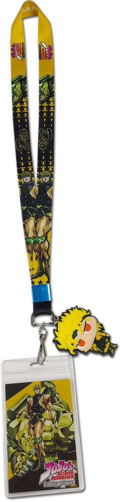 JOJO S2 - DIO BRANDO & STAND THE WORLD LANYARD