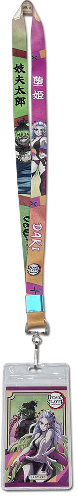 DEMON SLAYER TV2 - DAKI & GYUTARO GROUP 01 LANYARD