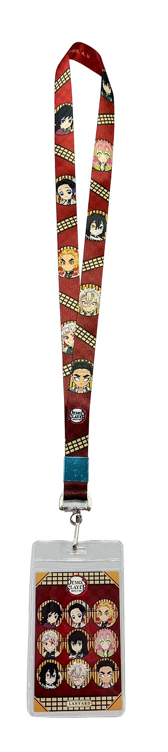 DEMON SLAYER TV2 - SD HASHIRA GROUP 01 LANYARD
