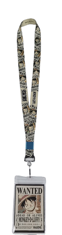 Thumbnail for ONE PIECE - LUFFY WANTED POSTER STYLE #1 LANYARD