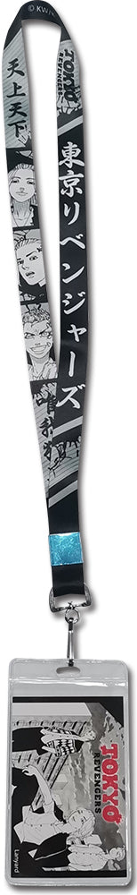 TOKYO REVENGERS (COMIC) - GROUP CHARACTER MANGA SCREENSHOT VERSION LANYARD