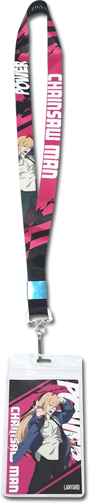 Thumbnail for CHAINSAW MAN - POWER CHARACTER SQUARE BACKGROUND LANYARD