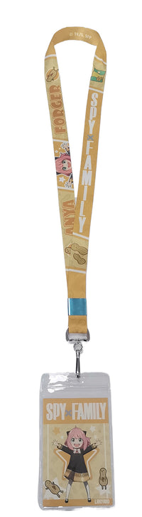 Thumbnail for SPY X FAMILY - ANYA FORGER PEANUTS BACKGROUND LANYARD