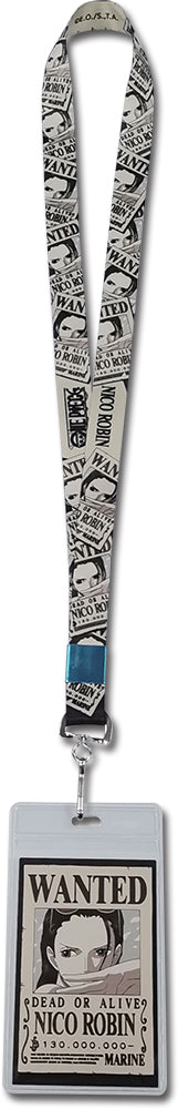 Thumbnail for ONE PIECE - ROBIN WANTED POSTER STYLE #1 LANYARD