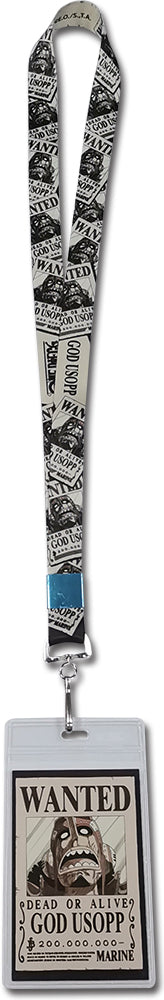 Thumbnail for ONE PIECE - USOPP WANTED POSTER STYLE #1 LANYARD