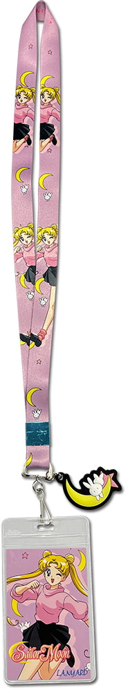 SAILOR MOON - USAGI BED SHEET WITH CHARM LANYARD