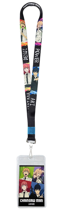 Thumbnail for CHAINSAW MAN- MAIN CHARACTER GROUP LANYARD