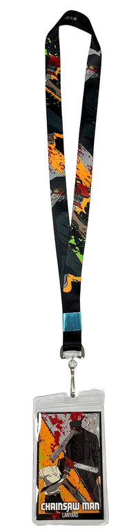 Thumbnail for CHAINSAW MAN - CHAINSAW MAN & SIDEBURNS MAN LANYARD