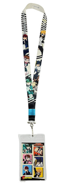 Thumbnail for MY HERO ACADEMIA S6 - DEKU WITH MAIN CHARACTER POWER ART LANYARD