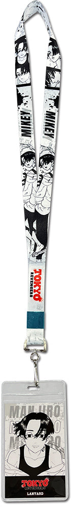 TOKYO REVENGERS (COMIC) - BLACK HAIR MANJIRO SANO (MIKEY) 01 LANYARD