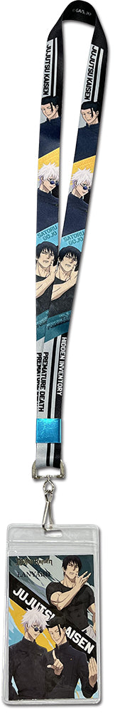 JUJUTSU KAISEN S2 - GETO & GOJO & TOJI COLOR WITH NAME ART LANYARD