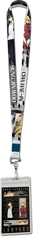 Thumbnail for SOLO LEVELING - SUNG JINWOO & CHA HAE-IN EYES ART STYLE LANYARD