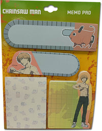 Thumbnail for CHAINSAW MAN - DENJI & POCHITA GROUP DEI-CUT MEMO PAD SET