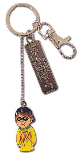 DEATH NOTE KIRA FINGER PUPPET METAL KEYCHAIN