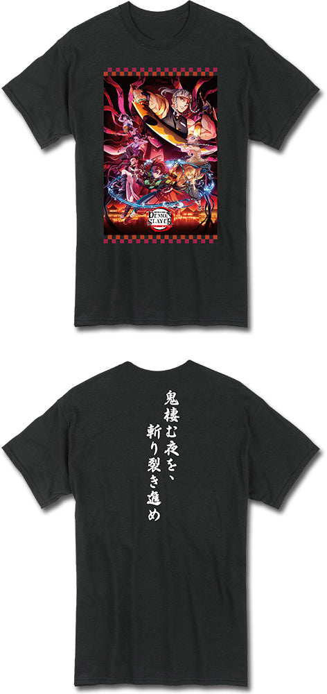 DEMON SLAYER TV2 - ENTERTAINMENT DISTRICT ARC KEY VISUAL ART#1 MEN'S T-SHIRT